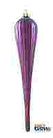 Елочная игрушка "Тающая сосулька" 28 см, цвет фиолетовый