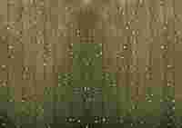 Гирлянда "Дождь Плэй Лайт"   2x0.8 метра. Теплый Белый цвет диодов 160 шт, прозрачный провод, постоянное свечение, 220 В