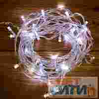 Гирлянда «Твинкл-Лайт» 10 м, прозрачный ПВХ, 80 LED, белое свечение NEON-NIGHT