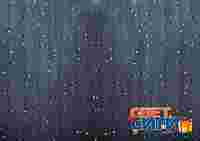 Гирлянда "Дождь Плэй Лайт" 2х9 метра. Белые диоды 2200 шт, прозрачный провод, постоянное свечение, 220 В