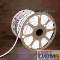 Гибкий неон LED SMD 8х16 мм, двухсторонний, белый, 120 LED/м, бухта 100 м