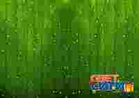 Гирлянда "Дождь Плэй Лайт" 2х3 метра. Зеленые диоды 448 шт, прозрачный провод, постоянное свечение, 220 В