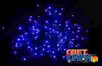 Елочная гирлянда "Твинкл Лайт" 10 метров. Голубые диоды 100 шт, свечение с динамикой, 220 В