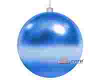 Елочная игрушка "Шар" 15 см, цвет синий