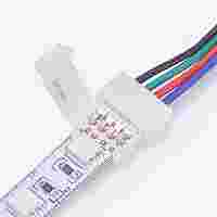 Коннектор питания (1 разъем) для RGB светодиодных лент шириной 10 мм 12В