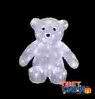 Акриловая 3D фигура "Медвежонок" 30 см со светодиодной подсветкой