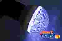 Светодиодная Лампа-Шар синяя, цоколь Е27, 9 ярких диодов, D=50мм