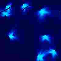 Елочная гирлянда "Твинкл Лайт" 10 метров. Синие диоды 80 шт, черный провод, свечение с динамикой, 220 В