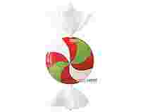 Елочная игрушка "Леденец" 102 см, цвет белый, красный и зеленый